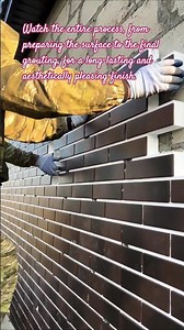 How to Install Clinker Tiles Over Insulation | Exterior Facade Transformation