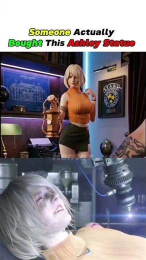 Yes, Someone Actually Bought This Statue #ashleygraham #residentevil #residentevilrequiem #shorts