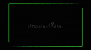 Green Neon Frame Border Background with Glowing Lines - Video Animation Stock Footage - Video of design, tube: 182839162