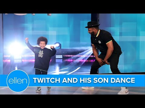 tWitch Dances with Son Maddox for Father's Day!
