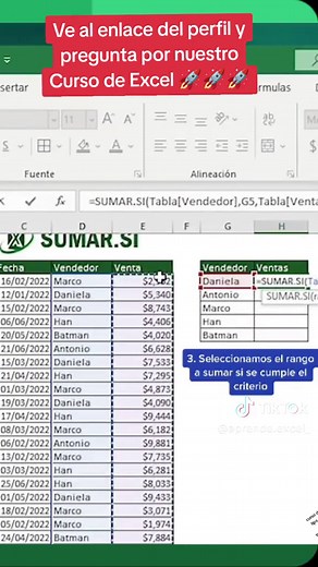 Aprende a usar SUMAR.SI como un verdadero experto 💪💪💪 Ve al enlace del perfil y pregunta por nuestro Curso de Excel y domina las hojas de cálculo como nadie 🚀🚀🚀 #msexcel #informacion #fyp #datos #trabajosenexcel #microsoftexcel #powerbi #datos #trabajosenexcel #microsoftexcel #work #cursos #emprendedores #exceltutorial #estudio #exceltips #exceltricks #excelpro #paratii #excel #curso #cursoexcel #cursoonline