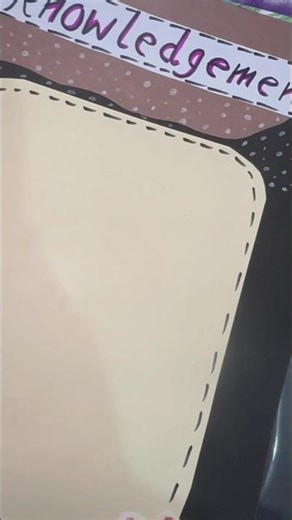 Acknowledgement idea for project ❤️ #schoolproject #projectideas #craft #papercraft #acknowledgement