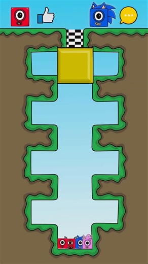Sprunki NumberBlocks OC One vs Sonic Challenge
