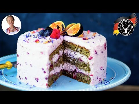 Traditional Buckwheat Cake with Lingonberry Filling (also: gluten-free) ✪ MyGerman.Recipes