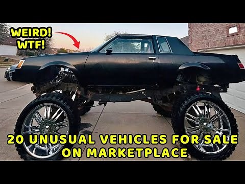 WEIRD VEHICLES! 20 Odd Vehicles Selling Online - Links to Ads in Video Description Below