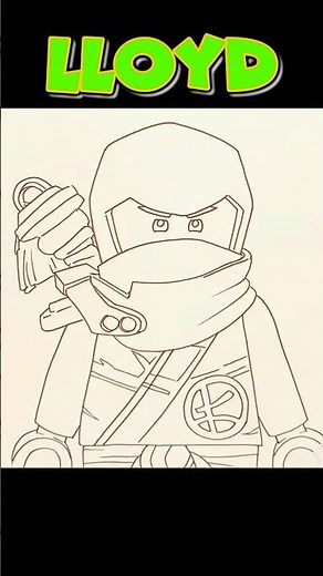 How To Draw LLOYD Step By Step | LEGO: Ninjago #ninjago #ninjagolloyd #ninjagodragonsrising