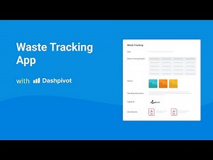 Waste Tracking App: Digital waste tracking dockets and workflows on Dashpivot