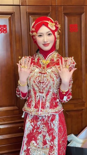chinese muslim bride #wedding #china