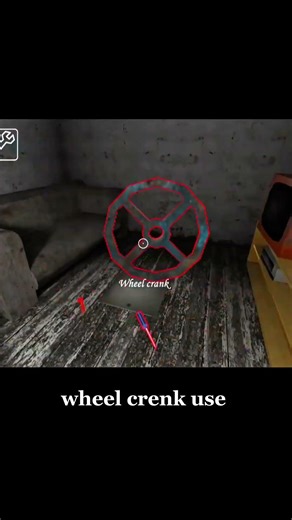 wheel crenk use in granny chapter 1 👻 #granny #shortsfeed #shortslive #shorts #live