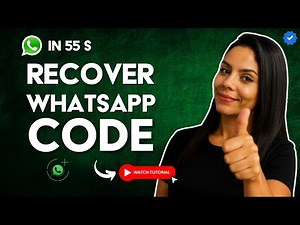 How to RECOVER WHATSAPP if the VERIFICATION CODE Does Not ARRIVE in 55 S