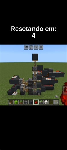 O pistão quadrúplo no Minecraft PE #minecraft #extensor #pistao #redstone