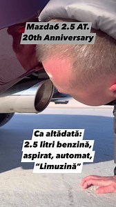 147K views · 1.5K reactions | 41.000 Euro: o “limuzină” ca pe vremuri, nouă, azi! Mazda6 Skyactiv-G194 AT.6 2.5 20th Anniversary #mazda6 | Tudor Bratu | Facebook