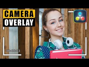 How to Add CAMERA VIEWER OVERLAY Effect in Davinci Resolve