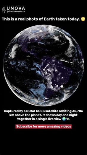 The Most Stunning Real-Time Image of Our Planet 😳🌍