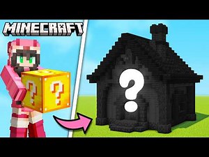 MYSTERY BOX Decides My Minecraft Build!