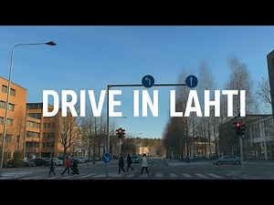 Driving Tour in Lahti, Finland 🚗 | City Streets & Calm Views