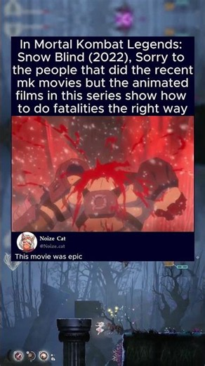 In Mortal Kombat Legends: Snow Blind (2022), Sorry to the people that did the recent mk movies but