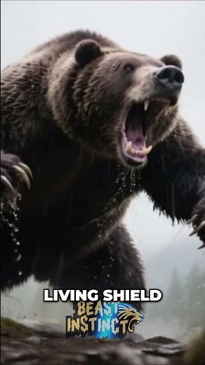 GRIZZLY BEAR ROARS, SHAKES THE EARTH! 🐻 #nature #wildlife #animals #shorts #beast #movie