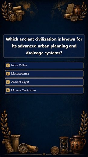History Quiz | Which ancient civilization is known for its advanced ur…