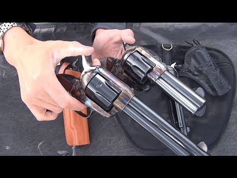 Uberti Short Stroke KL CMS PRO 45, Cimarron Evil Roy, Actions Side by Side