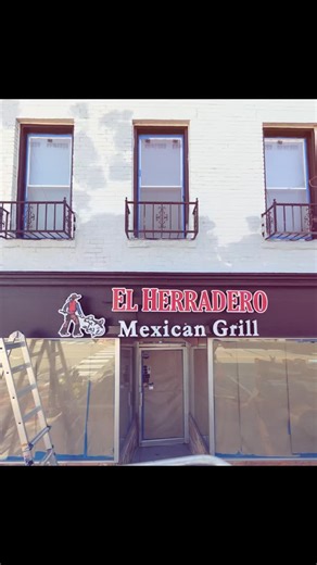 Channel Letter sign installed in Versailles for a new El Herradaro location! #channelletters #versaillessigns | Quint Creative Signs | Facebook