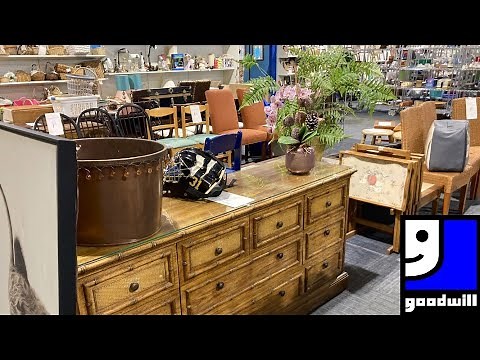 GOODWILL (3 DIFFERENT STORES) SHOP WITH ME FURNITURE DECOR KITCHENWARE SHOPPING STORE WALK THROUGH