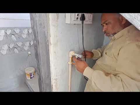 Washing machine water pipe connection