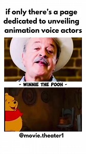 Behind the voice Winnie the Pooh #viral #fyp #cartoon #animation ##winniethepooh | Movie.theater1