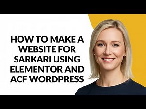 How to Make a Website for Sarkari Using Elementor and Acf Wordpress - Julia'sTutorials