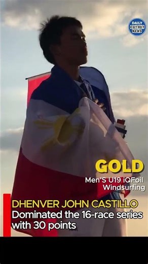 Breaking News: Filipino Teen Dhenver Castillo Wins SEA Games Windsurfing Gold 🥇🌊🇵🇭