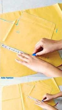 Perfect Cross Cut Blouse Back Cutting ✂️ | How to Cut Aster in Cross Design #shorts