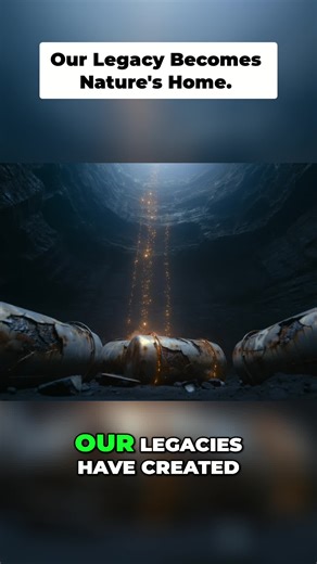 Nature finds a way. From flooded subways to ocean wrecks, the planet reclaims what we leave behind. So resilient! #NatureIsAmazing #Resilience #Ecosystem #Earth #Environment