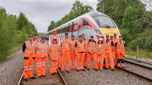 Successful testing of Azuma in-cab digital signalling is a masterplan milestone