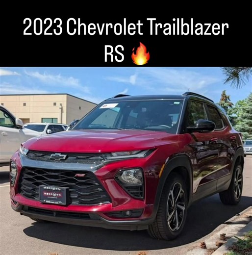 2023 Chevrolet Trailblazer RS 🔥 $23,000 Sporty look, turbocharged performance and incredible fuel economy! 👀 • RS Package • Apple CarPlay • Android Auto • Heated Seats • Power Driver Seat • Backup Camera • Keyless Entry • Fog Lights • 29 MPG City / 33 MPG Highway Only 37k miles! Powered by the efficient 1.3L Turbo engine and finished in stunning Crimson Red with Jet Black interior and red accents ❤️🖤 Perfect daily driver with sporty styling, modern technology and low operating costs. One Owne