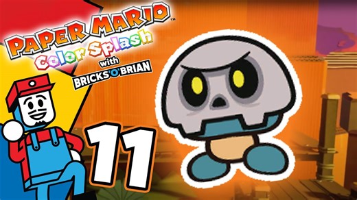 A huge problem! - Paper Mario Color Splash with Bricks 'O' Brian