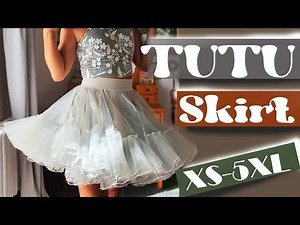 Sewing lesson for Tutu tulle underskirt. sewing pattern tutorial. Stitching PDF printable pattern