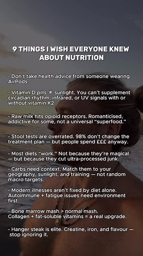 44K views · 84 reactions | 9 Nutrition Facts I Wish Everyone Knew ...