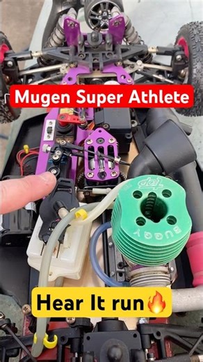 Vintage 1996 Mugen Race Buggy First Start After Novarossi Engine Re-Pinch - How does it sound?