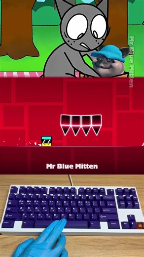 Gray x Wenda x Geometry Dash animation #geometrydash #sprunki #gaming