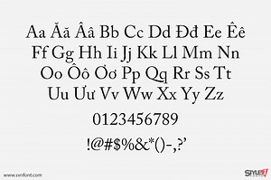 [Trả phí] SVN-Adobe Caslon (6 fonts) - Việt hóa - STYLEno.1 Fonts