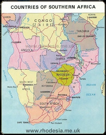 Rhodesian Maps Archive of Rhodesia