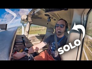 First Solo Flight - Learning to Fly in the Cessna 172