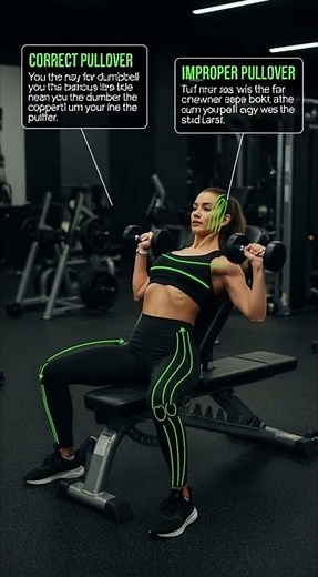 Master the Dumbbell Pullover! Build Bigger Chest & Lats with Perfect Form #DumbbellPullover