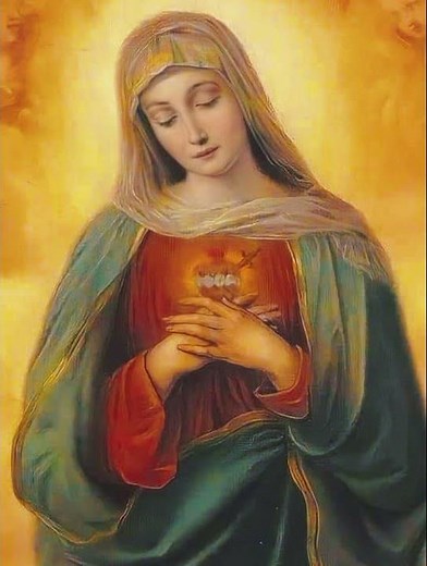 Inmaculado Corazón de María, se la salvación del alma mía ❤️‍🔥 #catolicos #virgenmaria #catolicismo