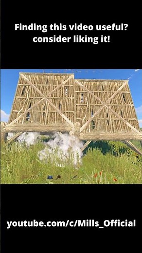 RUST Quick & Dirty Tips - How to roof stack the EASY way #Shorts