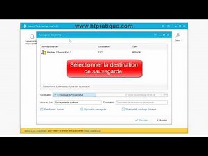 Sauvegarder et restaurer système Windows