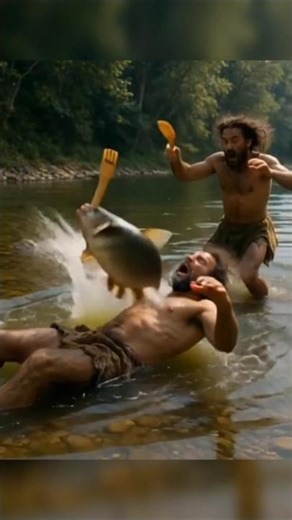 “Stone Age Funny Moments! Cavemen’s Hilarious Daily Struggles 😂🔥”