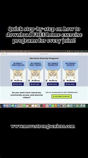 🎥 How to Download Your Home Exercise Programs in 30 Seconds!