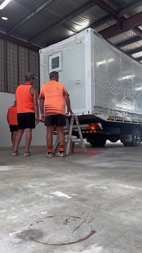 Assembling a Large Modular Structure in a Warehouse