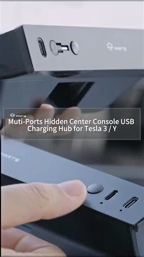 Tesla 3/Y Muti-Ports Hidden Center Console USB Charging Hub